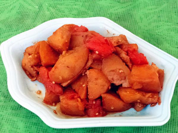 蠔油燒雙茄的做法-咸鮮味燒菜譜