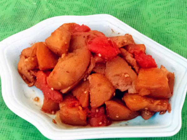 蠔油燒雙茄的做法-咸鮮味燒菜譜