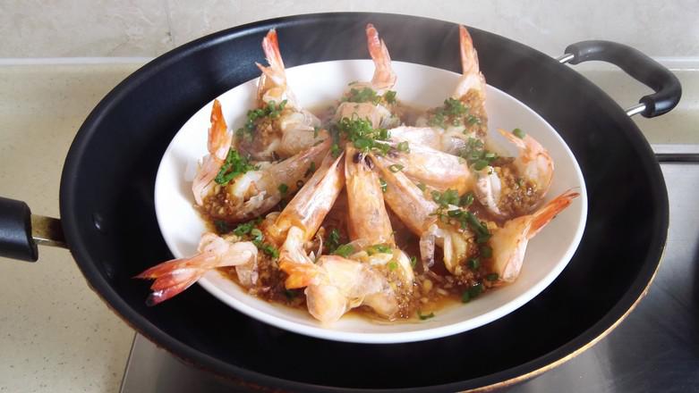 粉絲蒸大蝦的做法-咸鮮味蒸菜譜