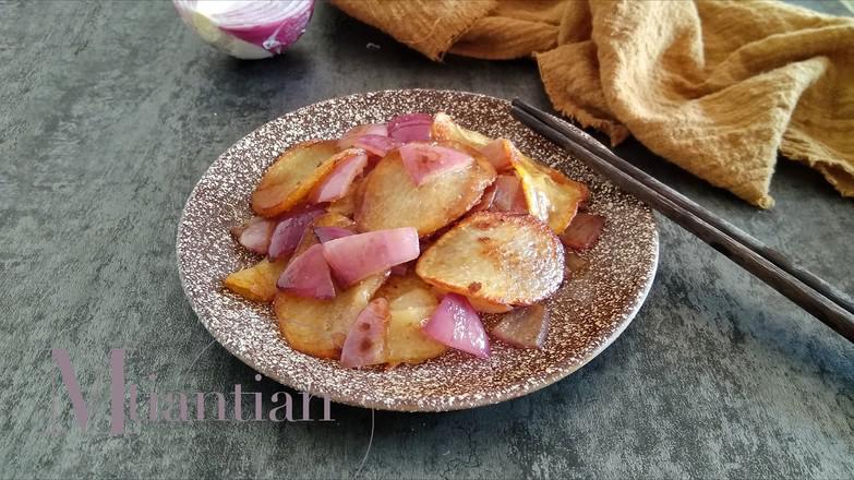 孜然洋蔥土豆片的做法-家常味炒菜譜