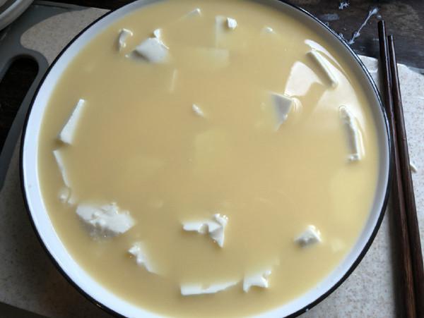 蝦仁豆腐燉蛋的做法-咸鮮味蒸菜譜