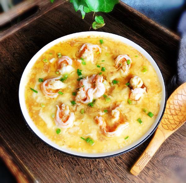 蝦仁豆腐燉蛋的做法-咸鮮味蒸菜譜