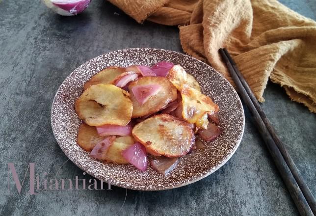 孜然洋蔥土豆片的做法-家常味炒菜譜