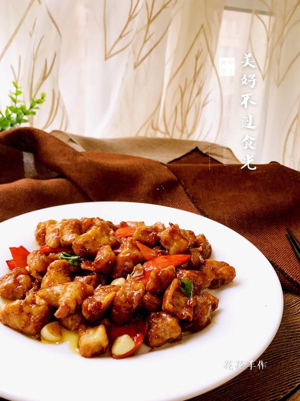 糖醋版溜肉段的做法-酸甜味熘菜譜