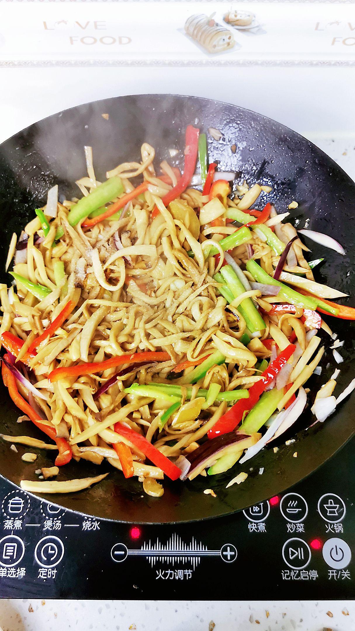 辣炒杏鮑菇的做法-香辣味炒菜譜