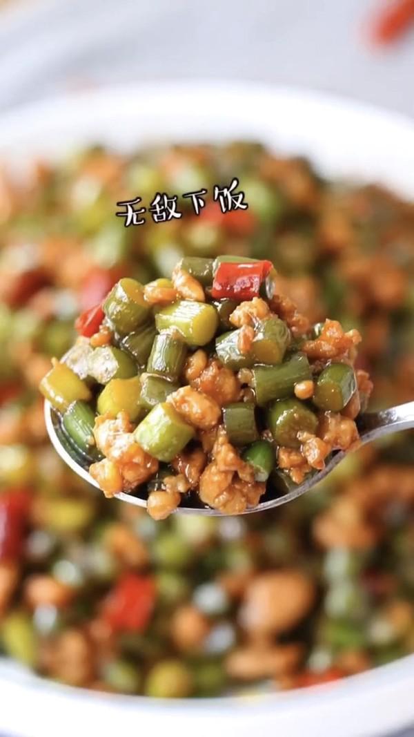 蒜苔炒肉末的做法-咸鮮味炒菜譜