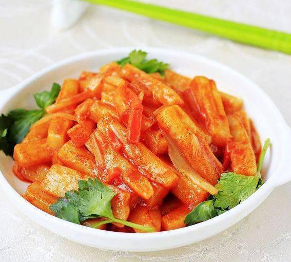 辣炒年糕的做法-酸甜味炒菜譜