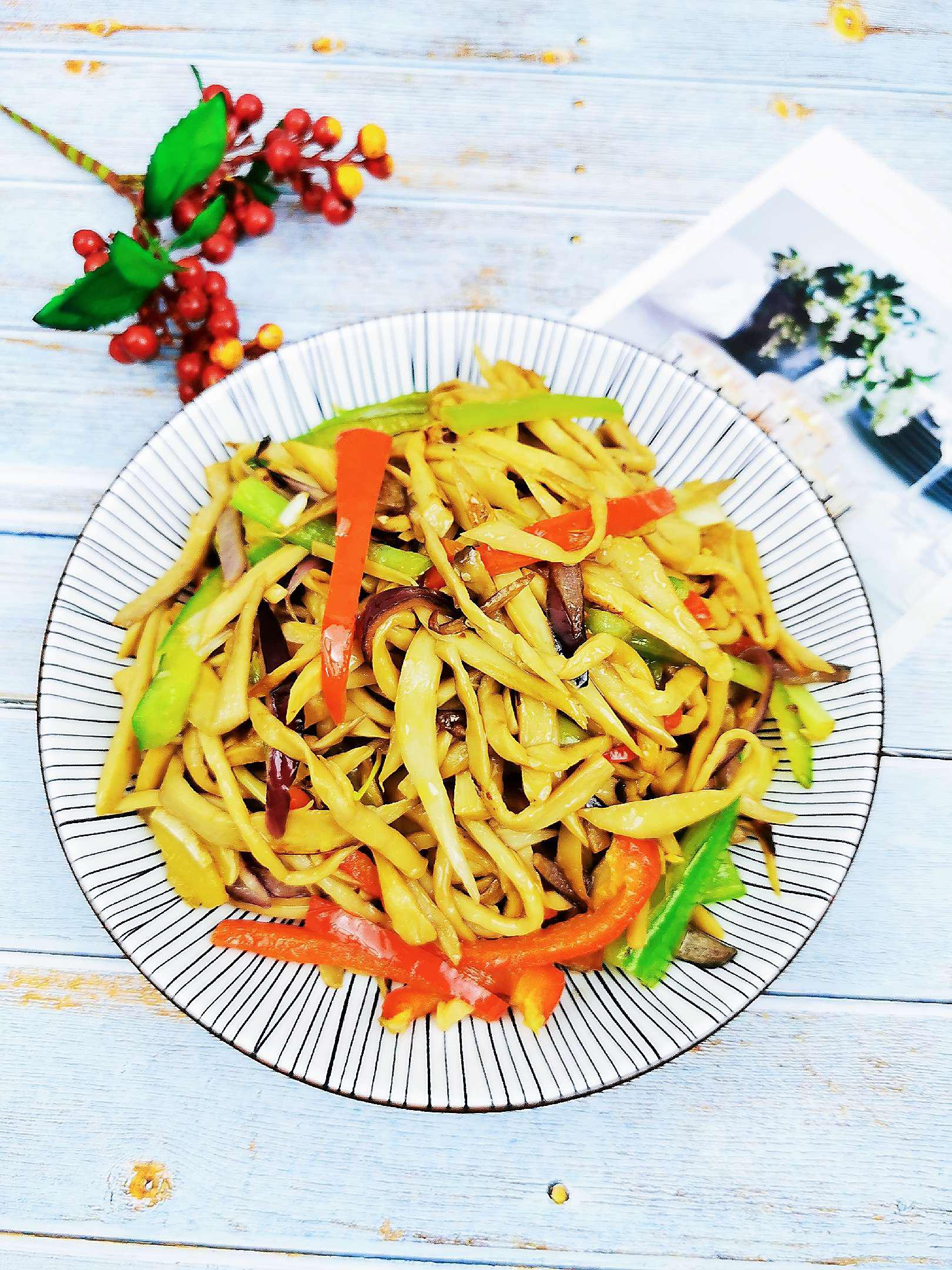 辣炒杏鮑菇的做法-香辣味炒菜譜