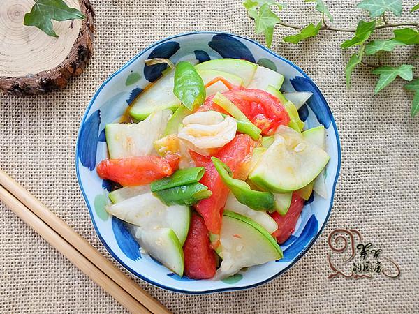 番茄炒葫蘆瓜的做法-家常味炒菜譜