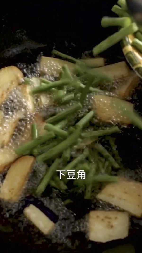 茄子豆角的做法-咸鮮味炒菜譜