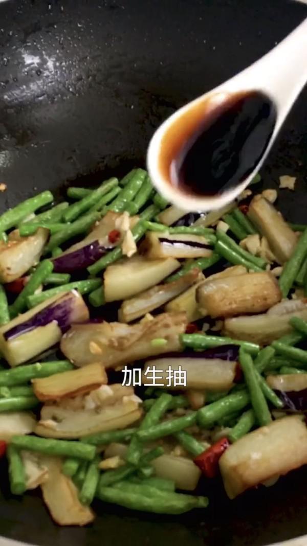 茄子豆角的做法-咸鮮味炒菜譜
