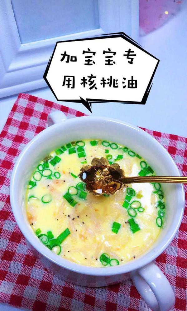 香蔥蝦米蒸蛋的做法-家常味蒸菜譜