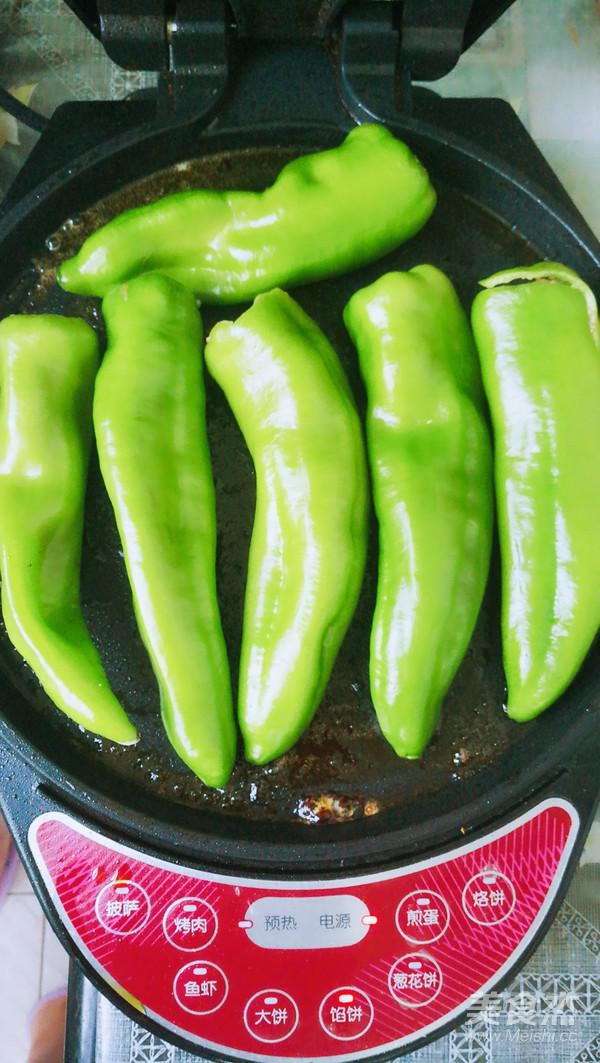 虎皮釀肉電餅鐺版的做法-香辣味煎菜譜