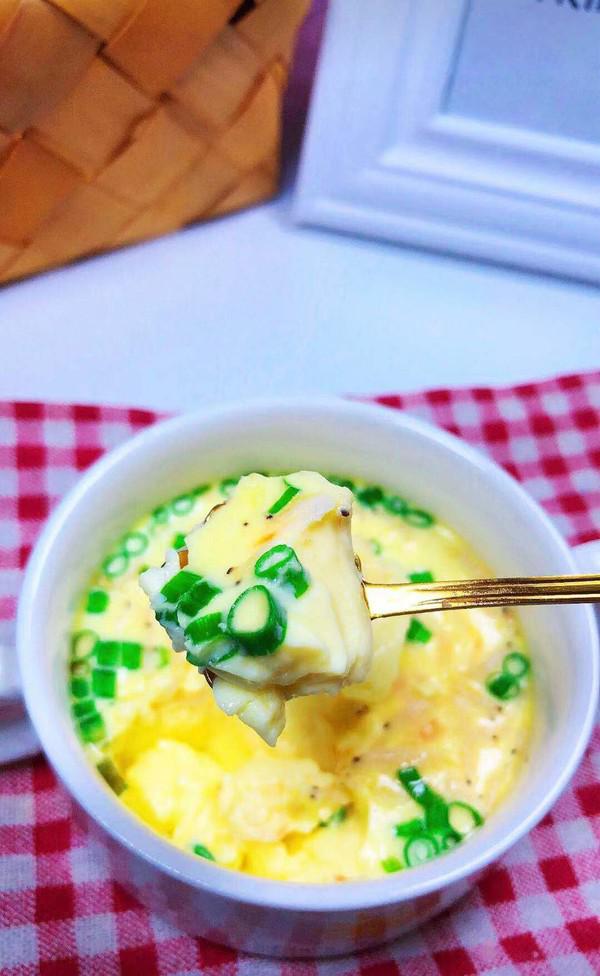 香蔥蝦米蒸蛋的做法-家常味蒸菜譜