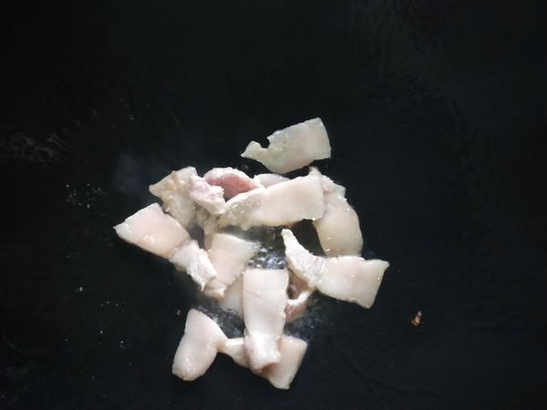 大蒜肉片炒豆腐干的做法-家常味炒菜譜