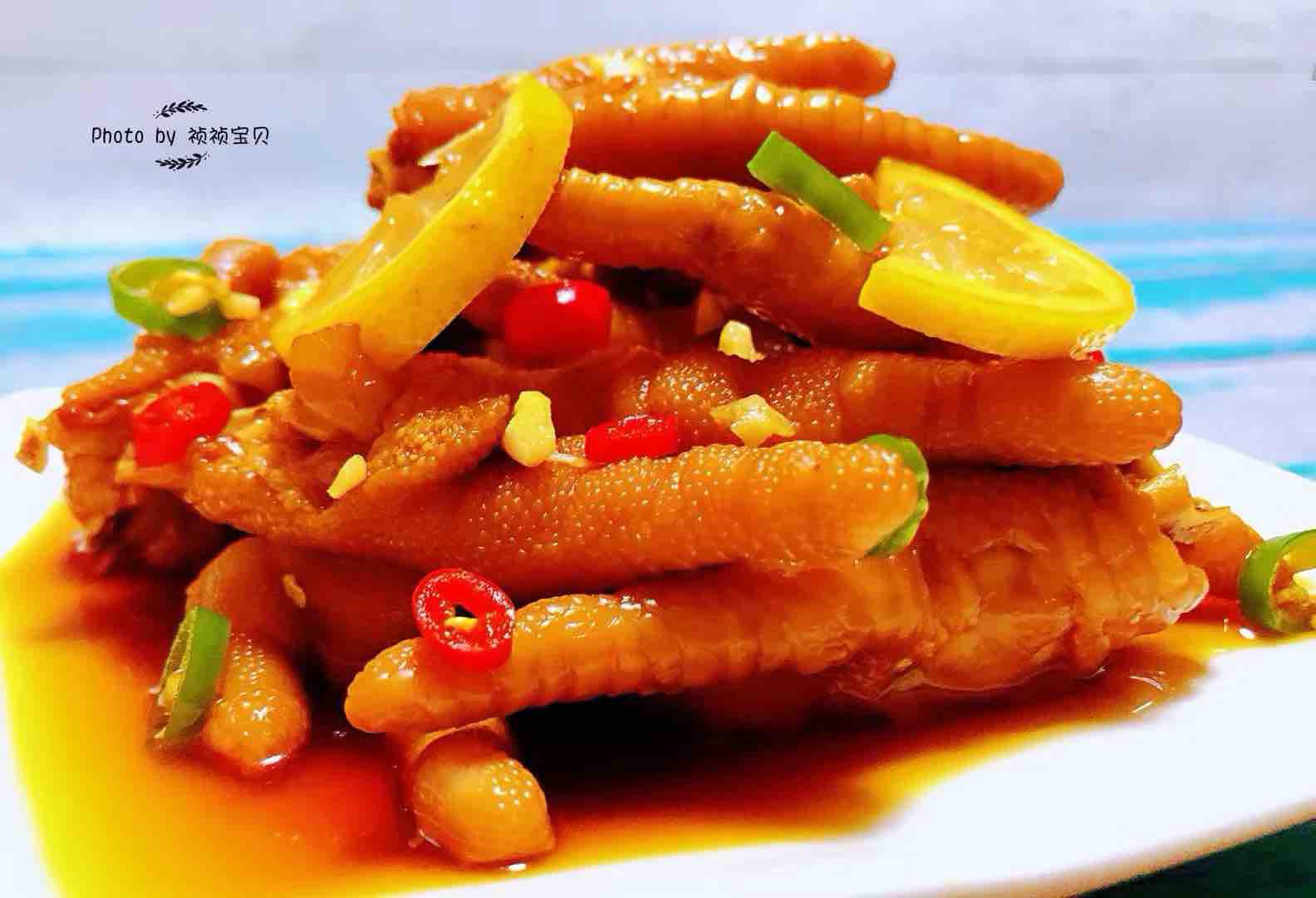 網(wǎng)紅檸檬鳳爪的做法-酸辣味煮菜譜