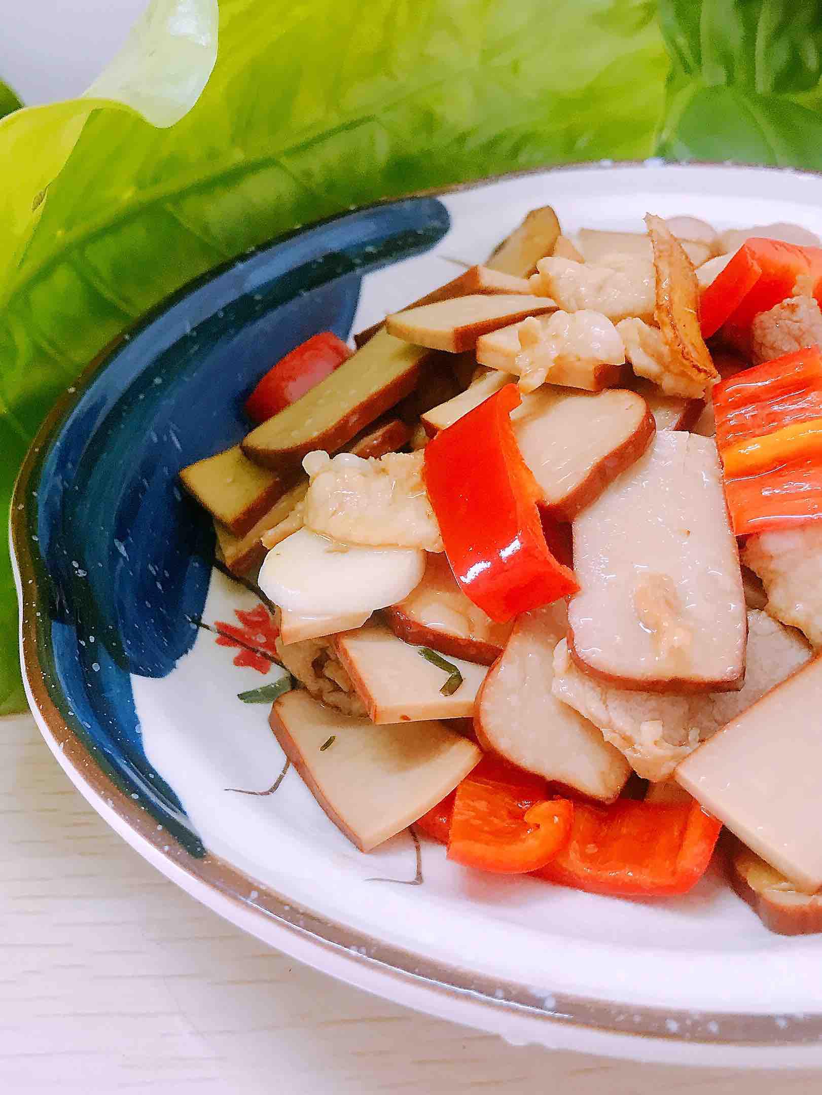 雞蛋干炒肉片的做法-咸鮮味炒菜譜