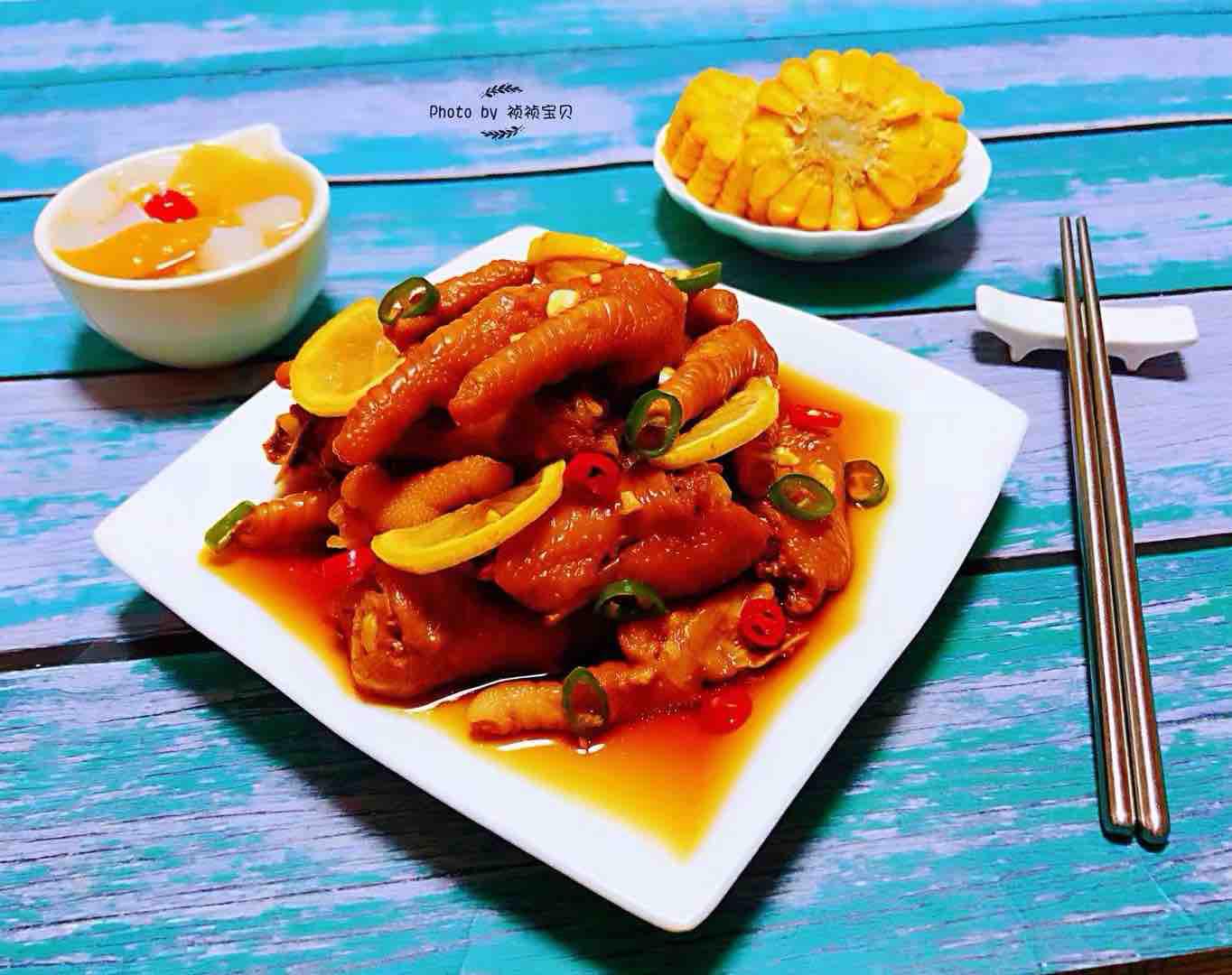 網(wǎng)紅檸檬鳳爪的做法-酸辣味煮菜譜