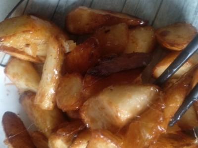 拔絲山藥的做法-家常味炸菜譜