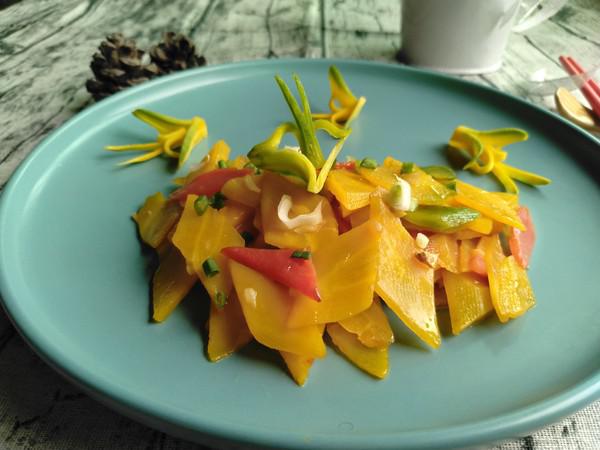 炒素蘿卜片的做法-咸鮮味炒菜譜