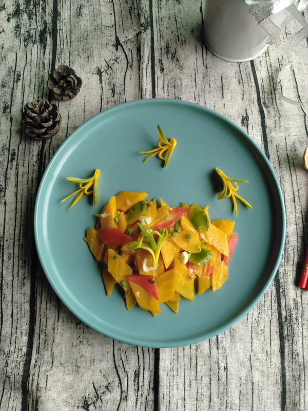 炒素蘿卜片的做法-咸鮮味炒菜譜