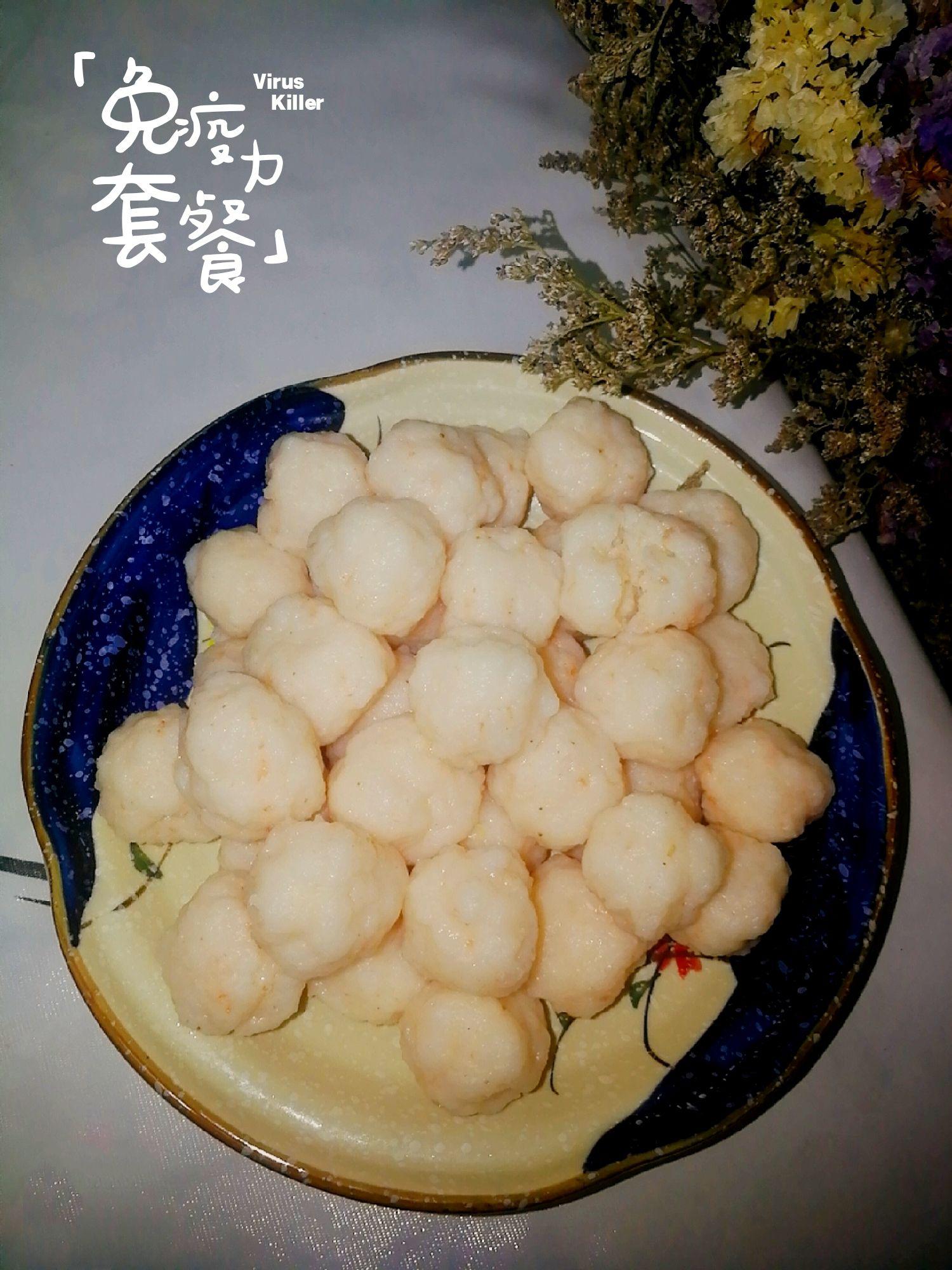 手工蝦丸的做法-咸鮮味煮菜譜