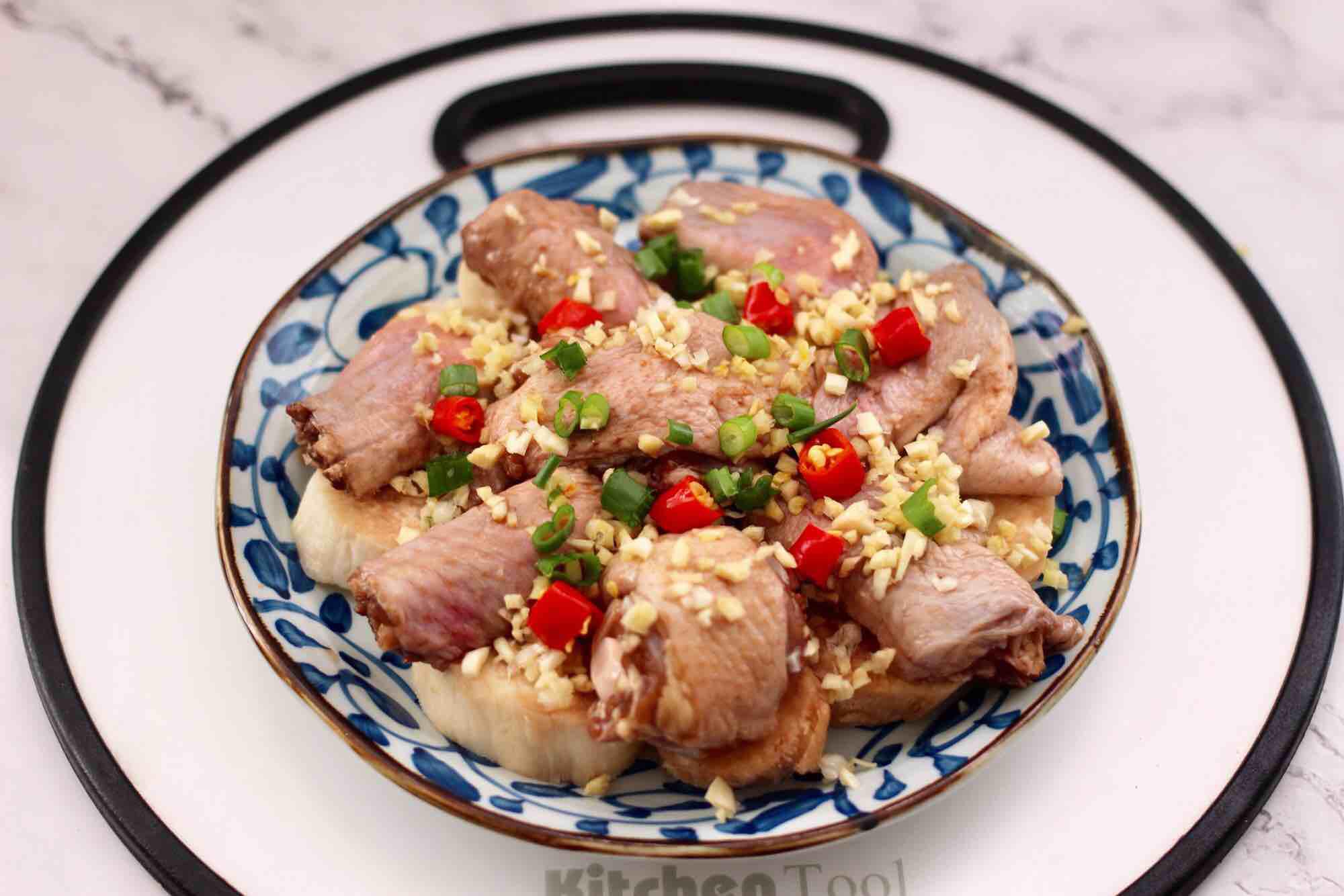 杏鮑菇蒸雞翅的做法-香辣味蒸菜譜-易網健康養生網 杏鮑菇蒸雞翅的做法-香辣味蒸菜譜