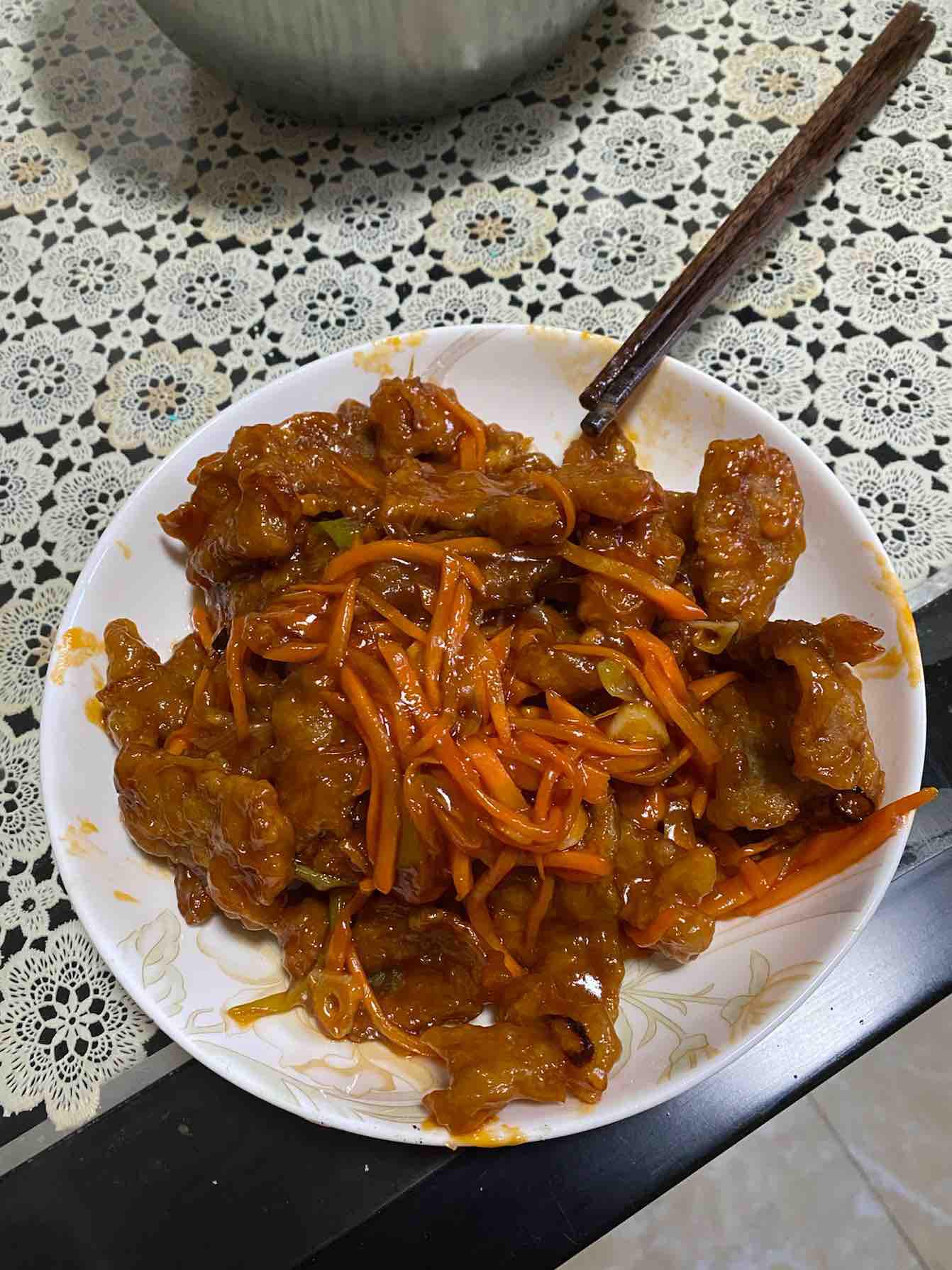 家庭版鍋包肉，好吃到停不下來的做法-酸甜味炸菜譜