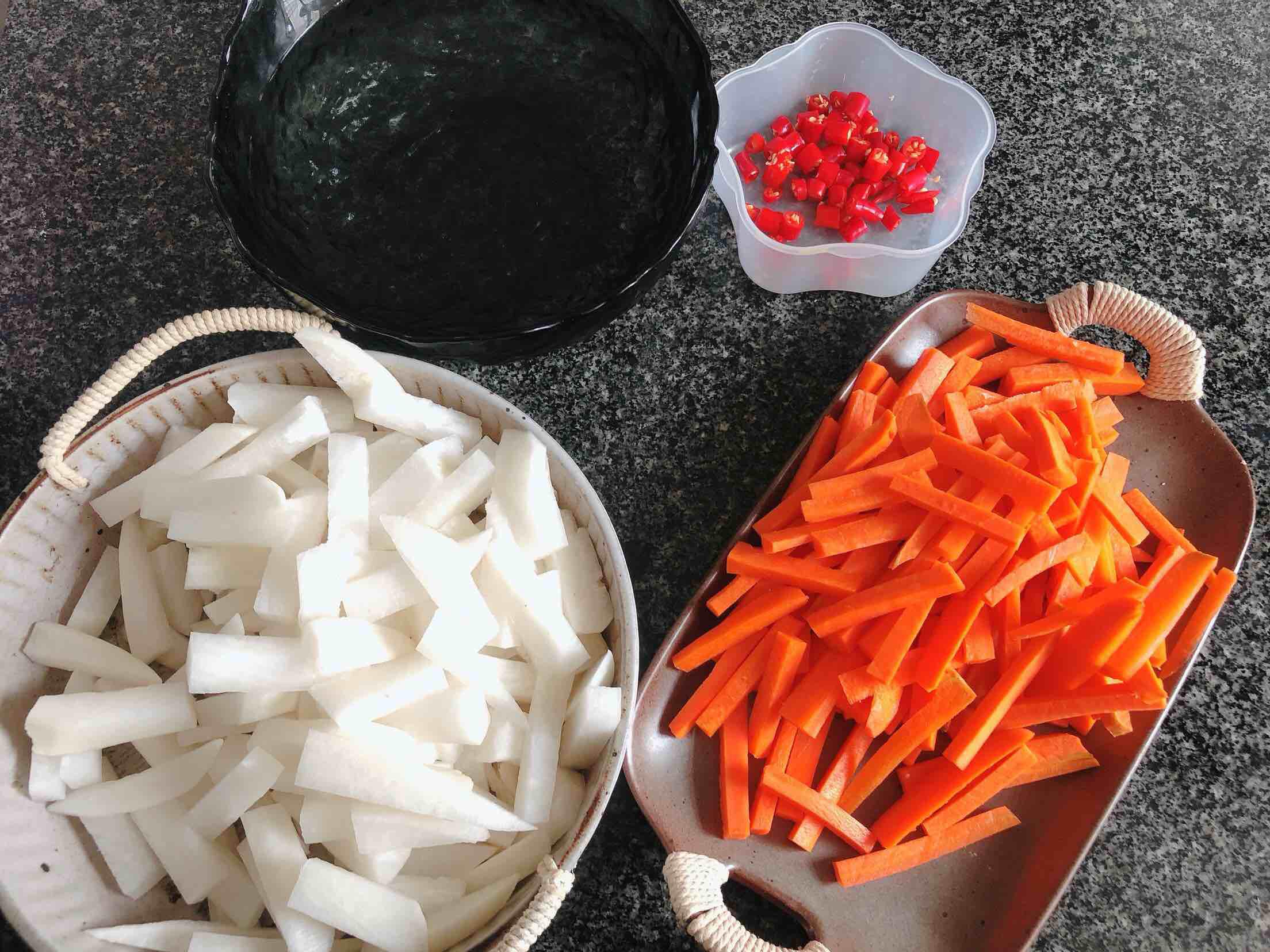 酸辣蘿卜泡菜的做法-酸辣味泡菜譜