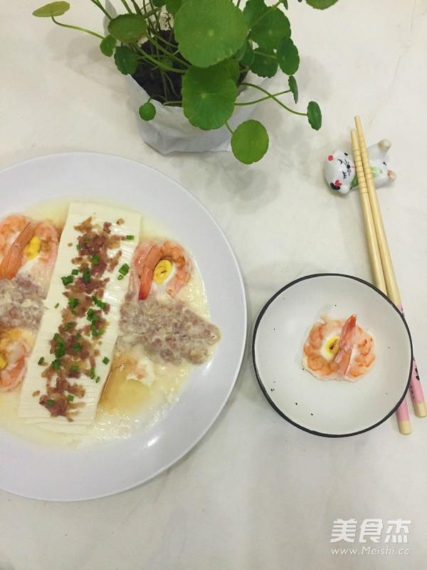 過(guò)橋豆腐的做法-咸鮮味蒸菜譜