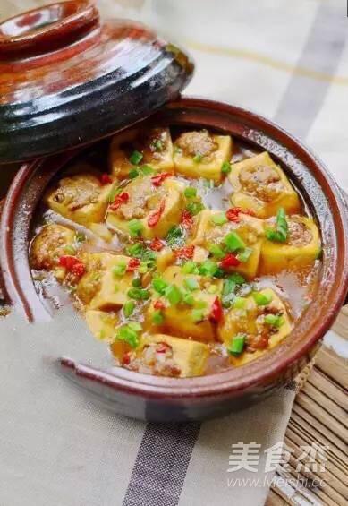 客家釀豆腐煲的做法-家常味煲菜譜
