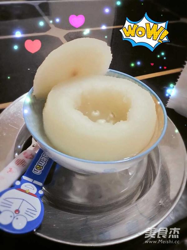 冰糖川貝蒸秋梨的做法-甜味蒸菜譜