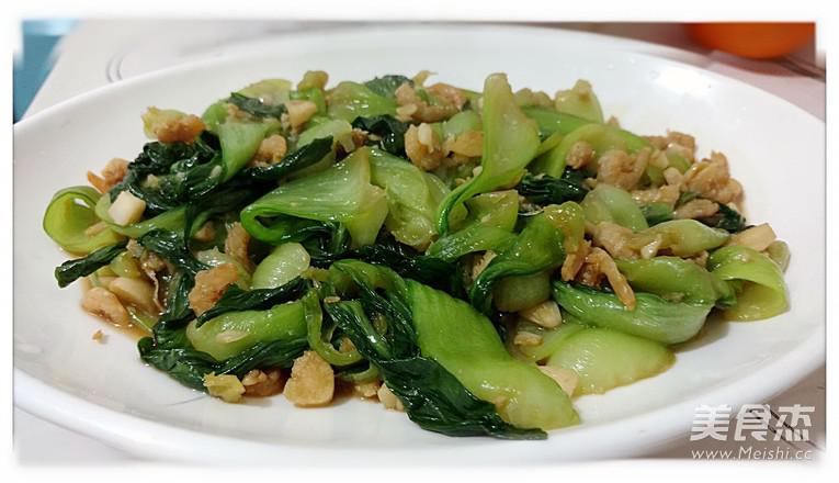 海米炒油菜的做法-咸鮮味炒菜譜