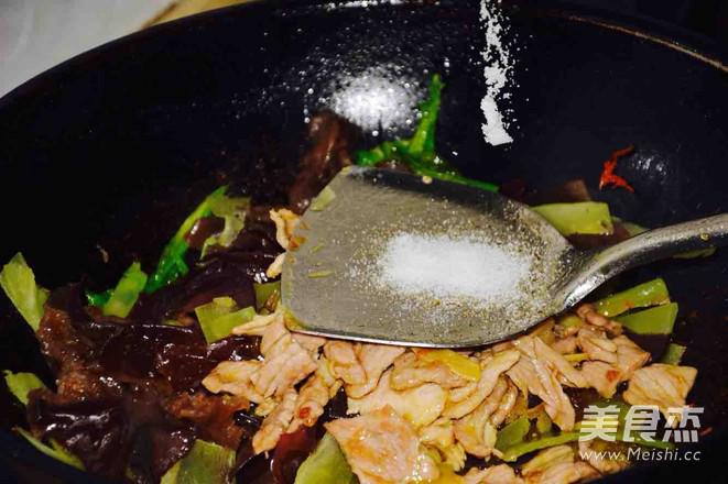 木耳炒肉片的做法-家常味炒菜譜