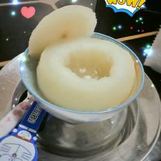 冰糖川貝蒸秋梨的做法-甜味蒸菜譜