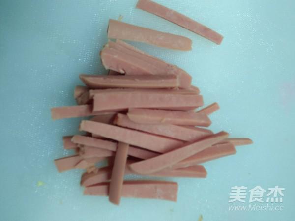 火腿蛋拌面的做法-咸鮮味拌菜譜