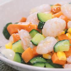 三色炒蝦仁的做法-咸鮮味炒菜譜