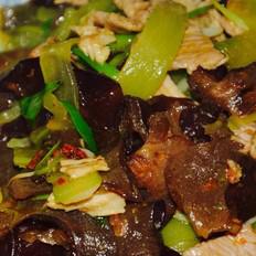 木耳炒肉片的做法-家常味炒菜譜