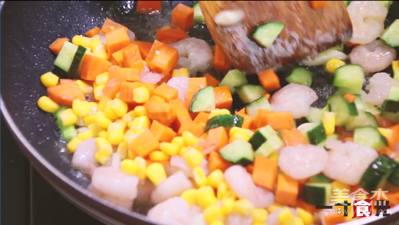 三色炒蝦仁的做法-咸鮮味炒菜譜