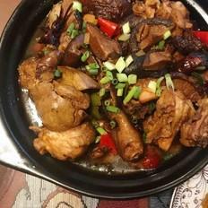 小雞燉蘑菇的做法-家常味燒菜譜