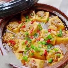 客家釀豆腐煲的做法-家常味煲菜譜