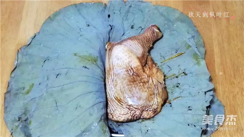 荷葉香酥雞腿的做法-其它口味燉菜譜