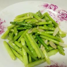清炒蘆筍的做法-其它口味炒菜譜