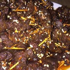 麻辣牙簽牛肉的做法-香辣味炸菜譜