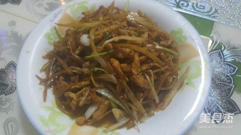 東北姜絲肉的做法-家常味炒菜譜