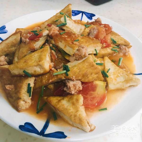 番茄炒凍豆腐的做法-咸鮮味煎菜譜