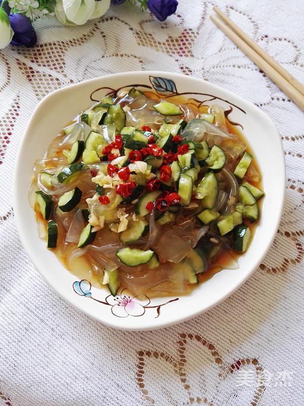 拉皮拌黃瓜的做法-香辣味拌菜譜