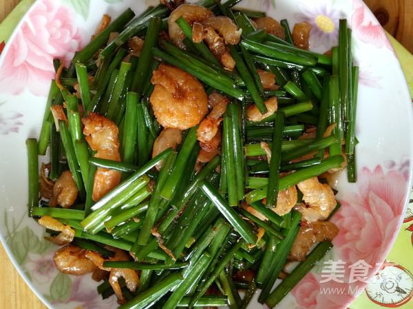 韭菜花炒蝦仁的做法-咸鮮味炒菜譜