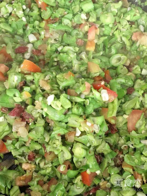 豬肉炒四季豆丁的做法-家常味炒菜譜