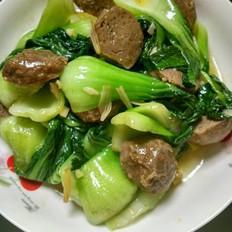 上海青牛肉丸的做法-家常味灼菜譜